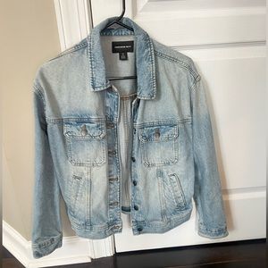 Something Navy Size XS Oversized Denim Jacket